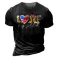 I Love My Soldier Military T Army Mom Army Wife 3D Print Casual Tshirt Vintage Black