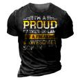 Im A Proud Father In Law Of A Awesome Son In Law Funny 3D Print Casual Tshirt Vintage Black