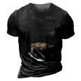 Latte Dad Gift For Mens 3D Print Casual Tshirt Vintage Black