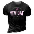 New Dad Club Established 2023 Girl Father Pink Gender Color Gift For Mens 3D Print Casual Tshirt Vintage Black