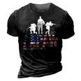 Papaw The Veteran The Myth The Legend Dad Daddy Father Sday 3D Print Casual Tshirt Vintage Black