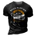 Pilot Airplane Mechanic Aviation Rc Planes 3D Print Casual Tshirt Vintage Black
