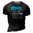 Poppa Gift Like A Regular Funny Definition Much Cooler 3D Print Casual Tshirt Vintage Black