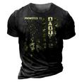 Promoted To Daddy 2023 First Time Fathers Day New Dad Gift 3D Print Casual Tshirt Vintage Black