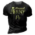 Proud Army Pa Military Pride Gift For Mens 3D Print Casual Tshirt Vintage Black