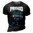 Proud Dad Of A T1d Hero Type 1 Diabetes Dad Awareness 3D Print Casual Tshirt Vintage Black