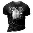 Rolling Fatties Cat Funny Cat Lover Outfit Cat Dad Cat Mom 3D Print Casual Tshirt Vintage Black