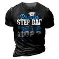 Super Proud Step Dad Of 2023 Graduate Awesome Family College 3D Print Casual Tshirt Vintage Black