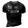 The Swimfather Swimming Dad Swimmer Life Fathers Day 3D Print Casual Tshirt Vintage Black