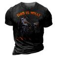 This Is What Life Is About Quad Bike Father Son Atv 3D Print Casual Tshirt Vintage Black