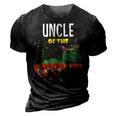 Uncle Dinosaur Hilarious Birthday Boy Uncle Gifts Funny Gift For Mens 3D Print Casual Tshirt Vintage Black