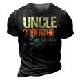 Uncle Godfather Legend Funny Uncle Gifts Fathers Day Gift For Mens 3D Print Casual Tshirt Vintage Black
