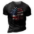 Us Flag Sunflower Home Of The Free Because Of The Brave 3D Print Casual Tshirt Vintage Black