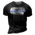 Usa Proud Army National Guard Grandpa Soldier Gift 3D Print Casual Tshirt Vintage Black