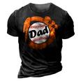 Vintage Baseball Dad Baseball Fans Sport Lovers Men 3D Print Casual Tshirt Vintage Black