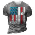 4Th Of July Elevator Mechanic Engineer Usa Elevator 3D Print Casual Tshirt Grey