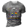 Bear Papa Free Dad Hugs Lgbt Gay Transgender Pride Accepting 3D Print Casual Tshirt Grey