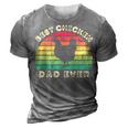 Best Chicken Dad Ever For Men Fathers Day 3D Print Casual Tshirt Grey