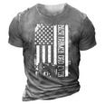 Best Farmer Dad Ever With Us American Flag Fathers Day 3D Print Casual Tshirt Grey