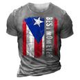 Best Puerto Rican Mom Ever Puerto Rico Flag Mothers Day 3D Print Casual Tshirt Grey