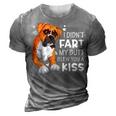 Boxer Dog Mom Dog Dad Funny Dog Lover Mothers Day Women Men 3D Print Casual Tshirt Grey