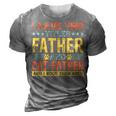 Cat Lover Dad Quote Funny Kitty Father Kitten Fathers Day 3D Print Casual Tshirt Grey