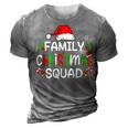Cute Family Christmas Squad Xmas Family Men Women Mom Dad 3D Print Casual Tshirt Grey