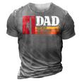 Dad The Man The Lineman The Legend Electrician 3D Print Casual Tshirt Grey