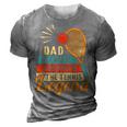 Dad The Man The Myth The Tennis Legend Fathers Day For Dad 3D Print Casual Tshirt Grey