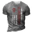 Fathers Day | All American Patriot Usa Dad | 4Th Of July 3D Print Casual Tshirt Grey