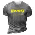 Grandad Gifts Best Grandad In The Galaxy Best Grandad Ever Gift For Mens 3D Print Casual Tshirt Grey