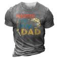 Hooked On Being A Dad Fishing Dad Father_S Day 3D Print Casual Tshirt Grey