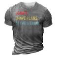 I Cant I Have Plans In The Garage Funny Car Mechanic Gift Gift For Mens 3D Print Casual Tshirt Grey