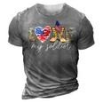 I Love My Soldier Military T Army Mom Army Wife 3D Print Casual Tshirt Grey