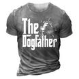 Malinois Belga Dog Dad Dogfather Dogs Daddy Father 3D Print Casual Tshirt Grey