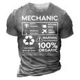 Mechanic T Multi Tasking Require Beer Will Travel 3D Print Casual Tshirt Grey