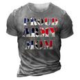 Proud Army Mom Military Mother Proud Army Family Marine Gift For Womens 3D Print Casual Tshirt Grey
