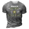 Proud Army Stepdad Military Pride Camouflage Graphics Army Gift For Mens 3D Print Casual Tshirt Grey