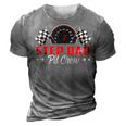 Race Car Birthday Party Racing Family Step Dad Pit Crew 3D Print Casual Tshirt Grey