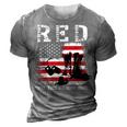 Red Friday Remember Everyone Deployed Usa Flag Army Military 3D Print Casual Tshirt Grey