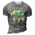 Retro Christmas Its The Most Wonderful Time Of The Year 3D Print Casual Tshirt Grey