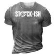 Stockish Awesome Mechanic Lover 3D Print Casual Tshirt Grey