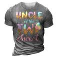 Uncle Of The Two Sweet Birthday Girl Ice Cream Lovers 2Nd 3D Print Casual Tshirt Grey