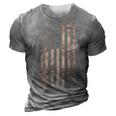 Usa Camouflage Flag For Men Fathers Day Gift Camo Flag 3D Print Casual Tshirt Grey