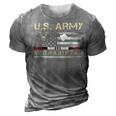 Vintage Afghanistan Veteran Us Army Military 3D Print Casual Tshirt Grey