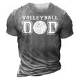 Volleyball Dad Volleyball Gift For Father Volleyball Gift For Mens 3D Print Casual Tshirt Grey
