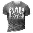Wrestling Dad The Man The Myth The Legend For Men 3D Print Casual Tshirt Grey