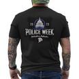 2023 Police Week Commemorative Mens Back Print T-shirt