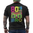 80S Bro 1980S Fashion 80 Theme Party Outfit Eighties Costume Men's T-shirt Back Print