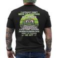 I Actually Dont Need To Control My Anger Men's Back Print T-shirt